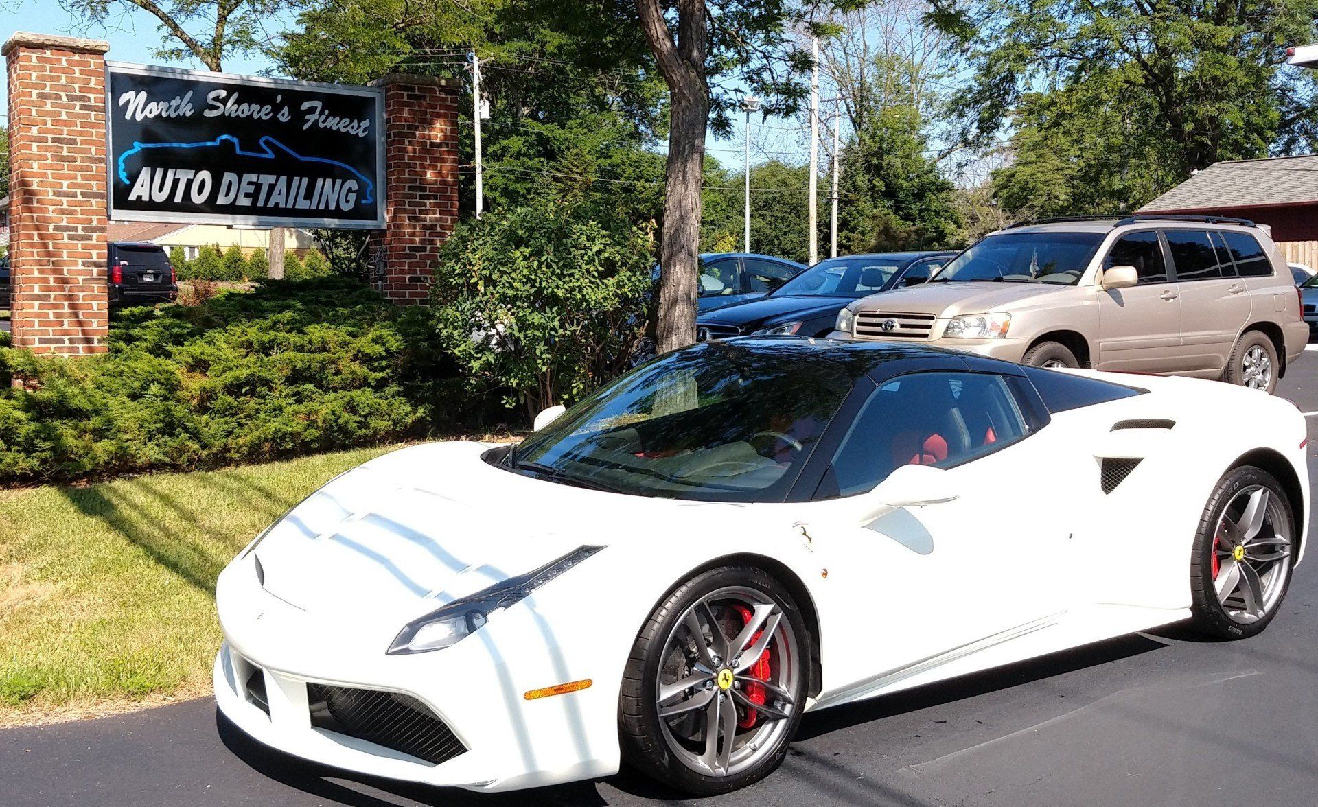 White Sports Car | Glendale, WI | North Shore’s Finest Auto Detailing