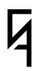 A black and white logo of the letter a on a white background.