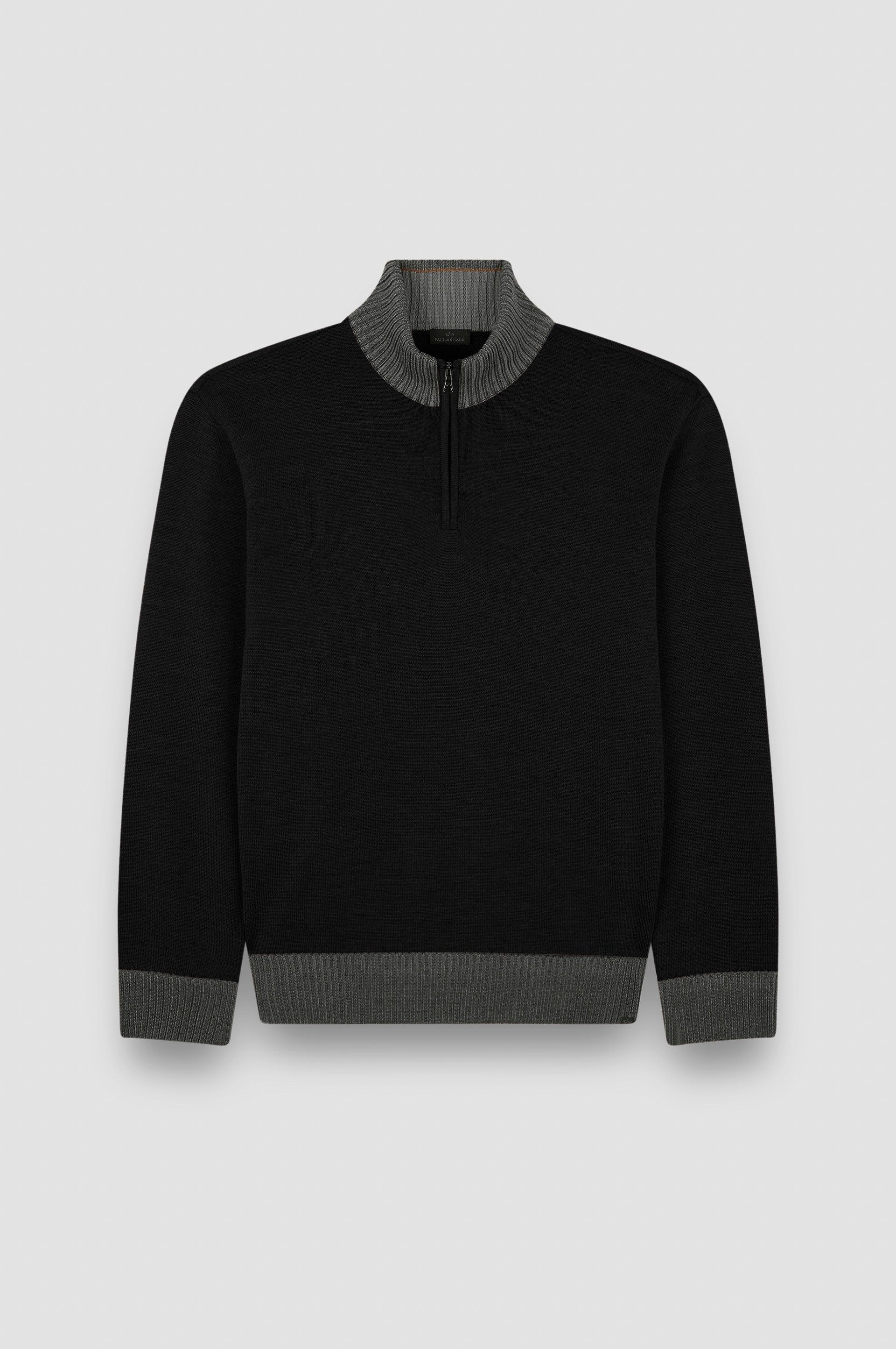 Paul and Shark Soft Cool Touch wool half zip sweater