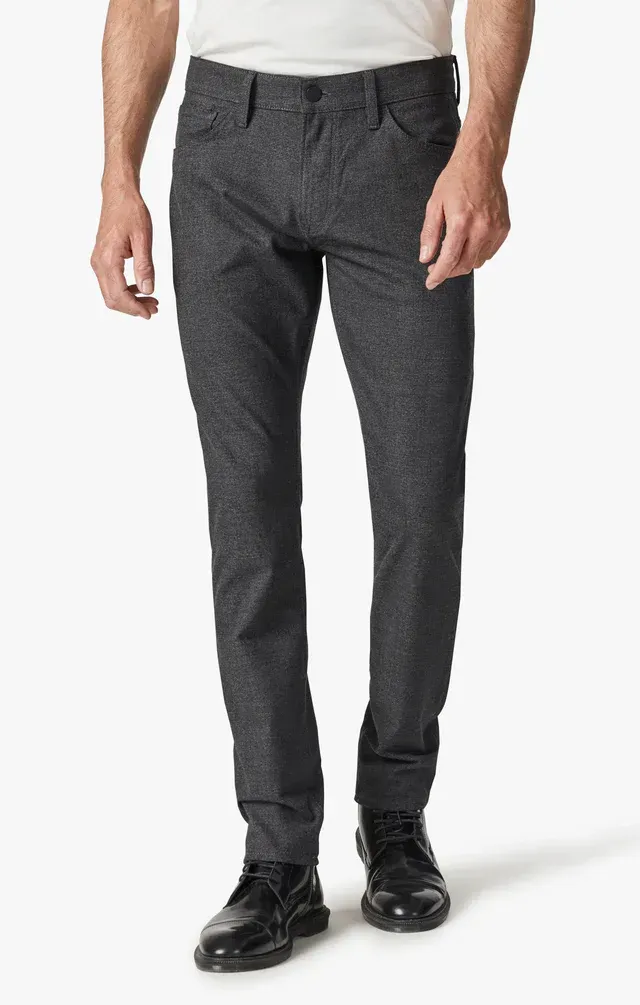 34 Heritage Courage Straight Leg Pants in Smoke Elite Check