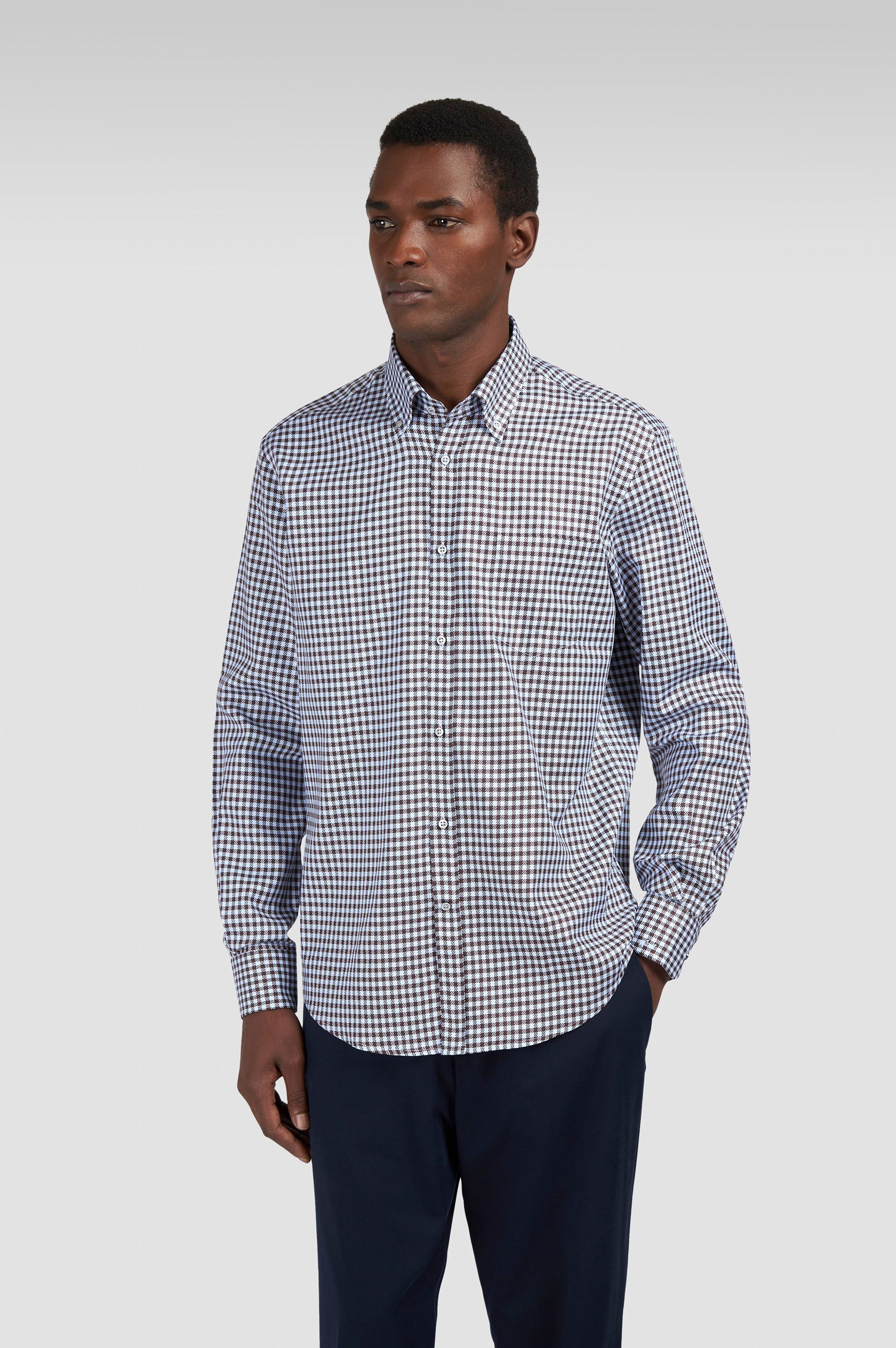 Paul & Shark Checkered Cotton Shirt