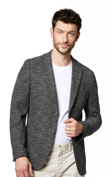 Digel Giacca in jersey grigio digel drop quattro corto