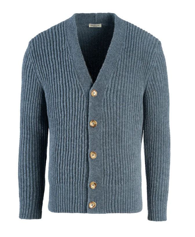 Phil Petter Ribbed Knit Cardigan