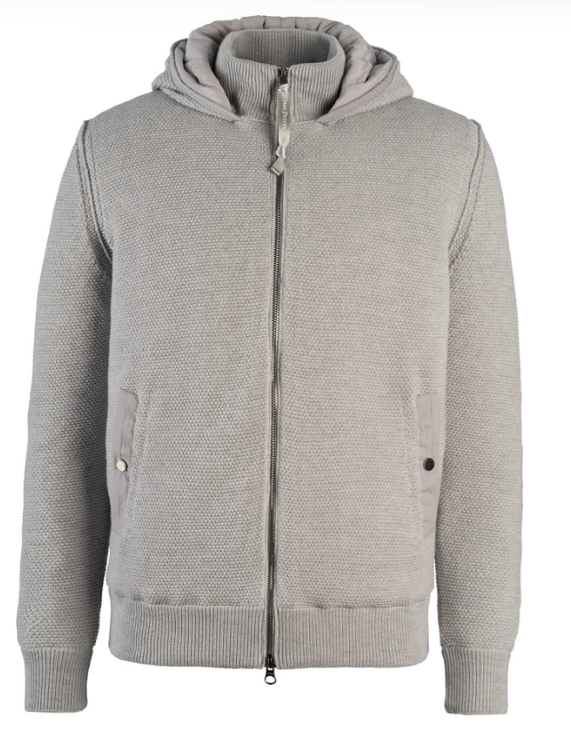 Phil Petter Outdoor Jacket In Rice Grain Knit Structure