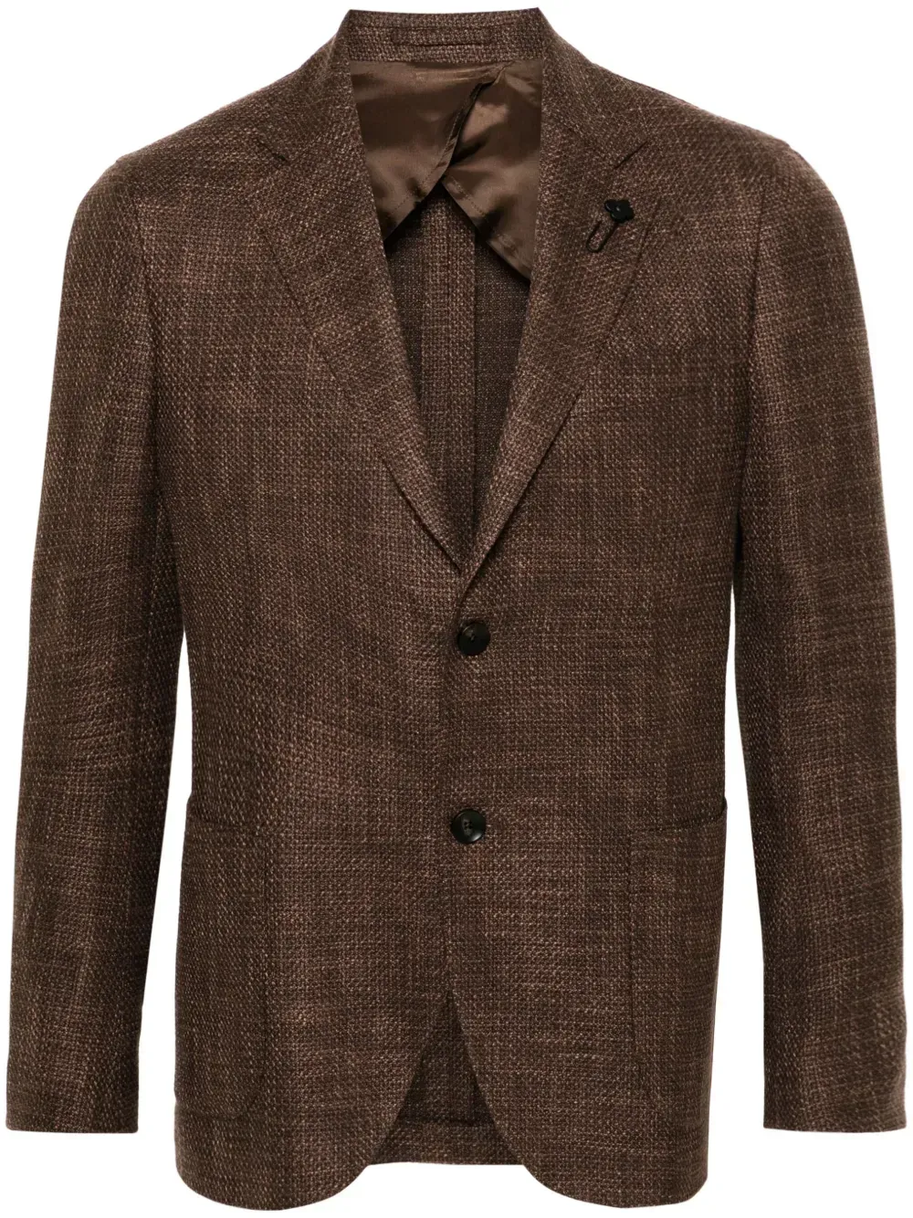 Lardini notched-lapels single-breasted blazer