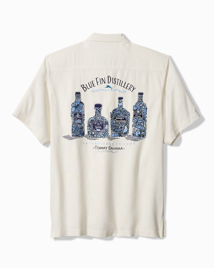 Tommy Bahama Blue Fin Distillery Silk Camp Shirt