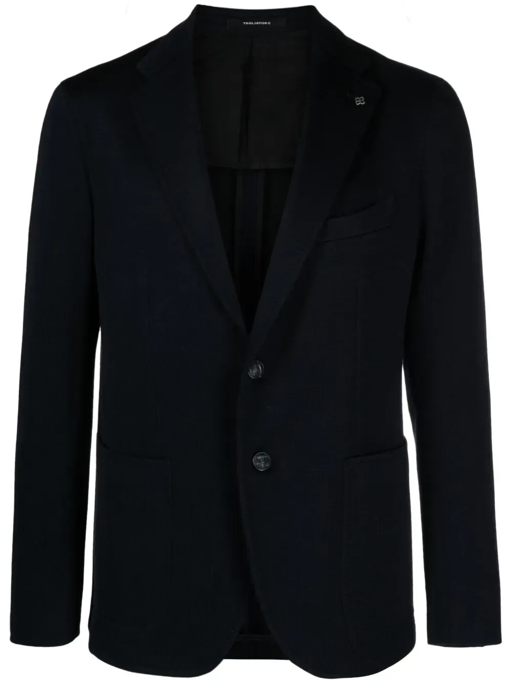 Tagliatore single-breasted jersey blazer