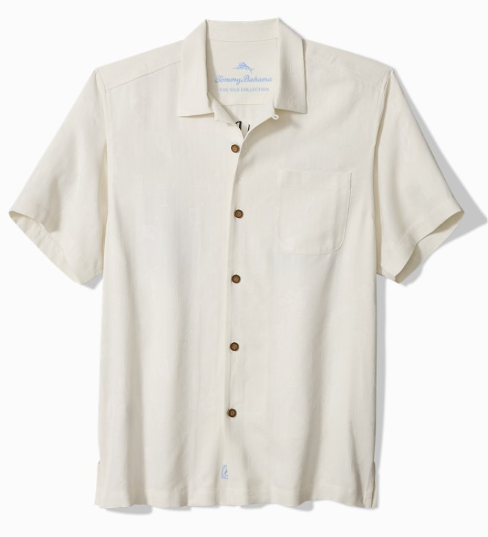Tommy Bahama Blue Fin Distillery Silk Camp Shirt