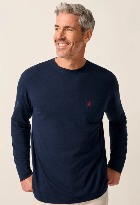 Johnnie-O Coastal Way Long Sleeve Pocket T-Shirt