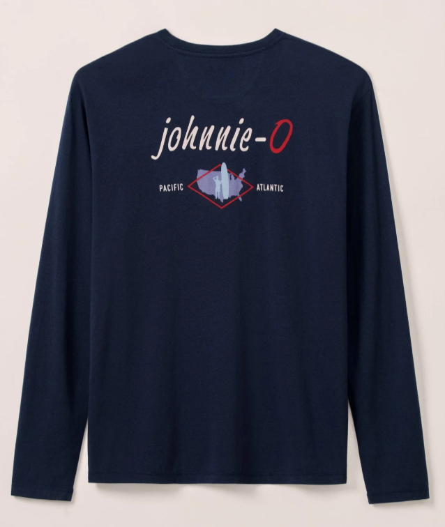 Johnnie-O Coastal Way Long Sleeve Pocket T-Shirt