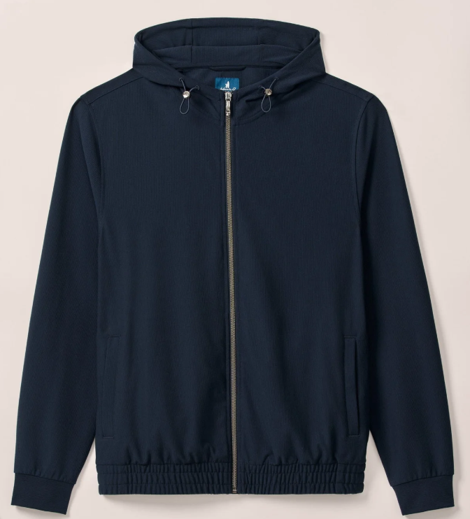 Johnnie-O Full Zip Navy Hoodie