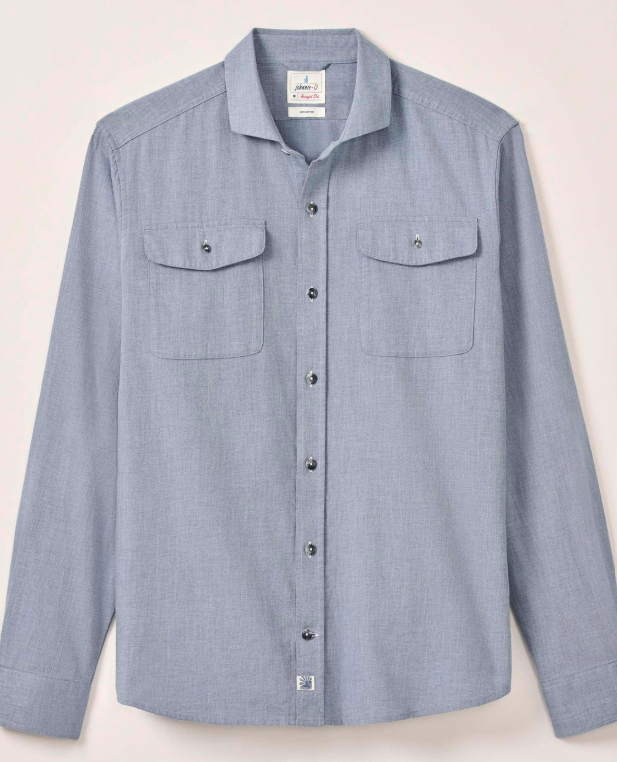 Johnnie-O Alpond Chambray Button Down Shirt