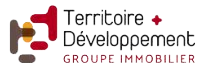 Un logo pour une entreprise appelée groupe immobilier