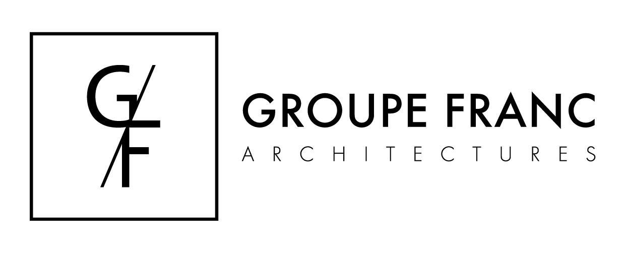 Un logo noir et blanc pour les architectures du groupe franc.