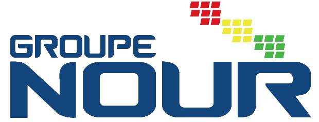 Un logo bleu et jaune pour le groupe nour