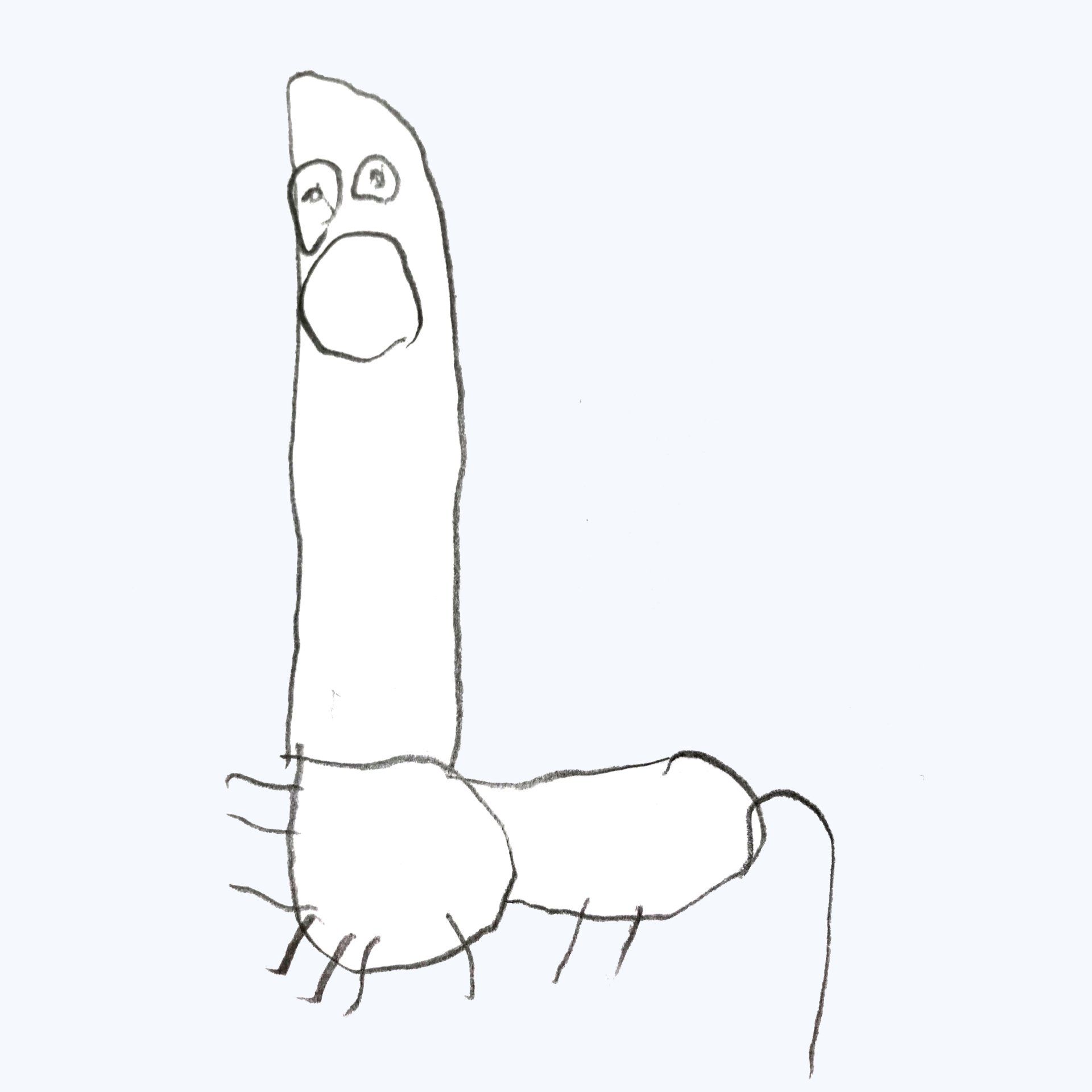 giraf kindertekening