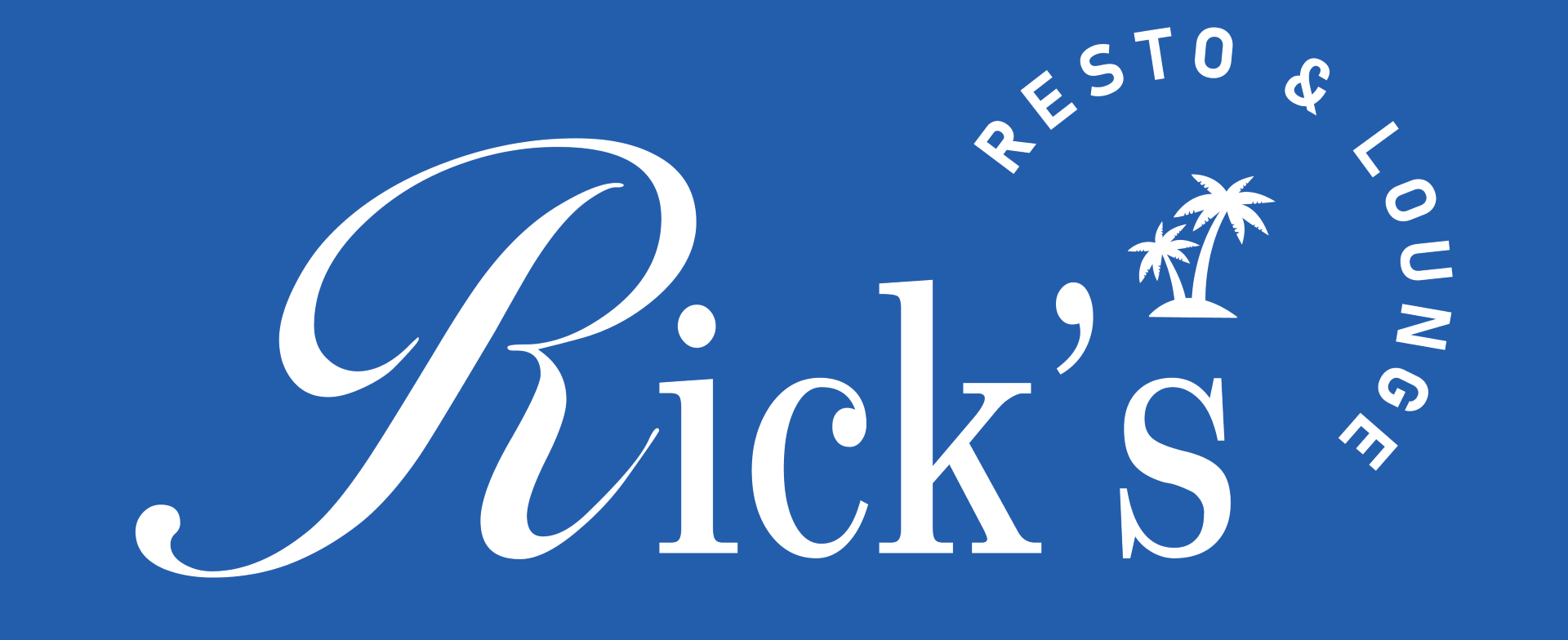 Pink palm trees and golden sun inside a pink circle.Tropics518 Logo