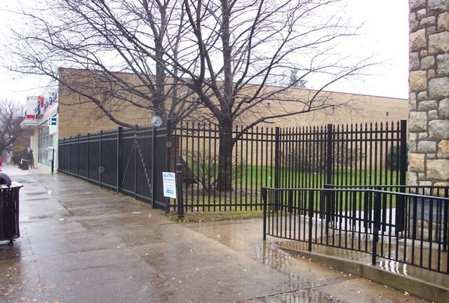 Black Aluminum Fence