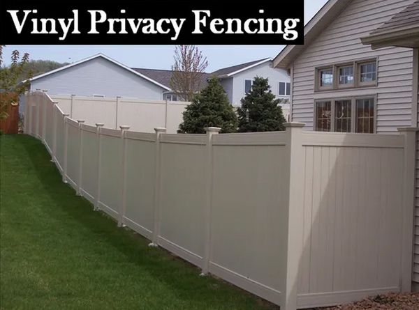 Vinyl Privacy Fencing