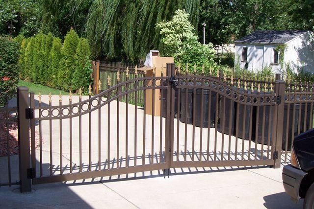 Decorative Brown Gate