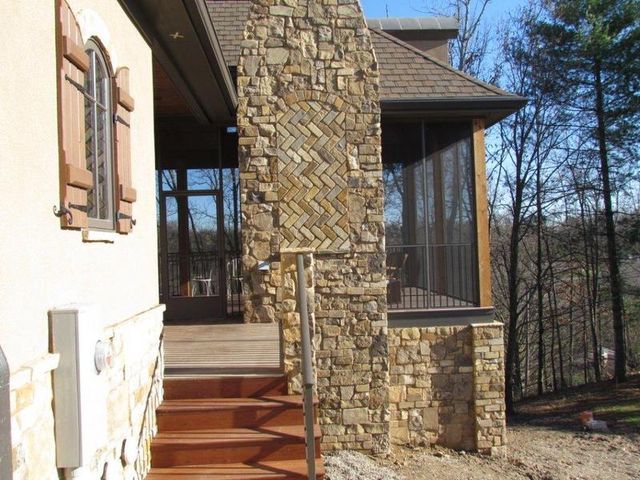 Brick Wall With Screen Railing