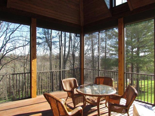 Residential Deck With Screen Railing