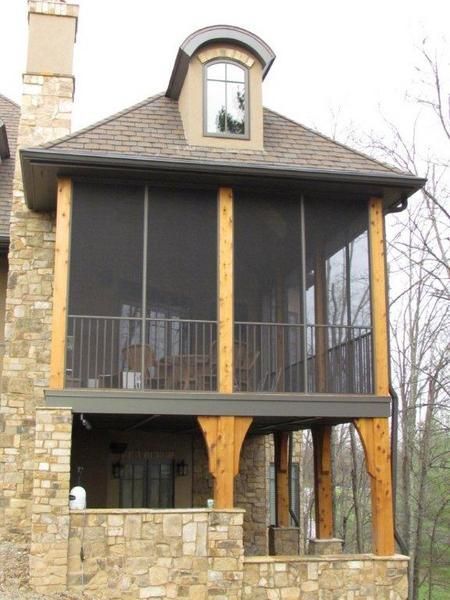 Newly Installed Screen Railing