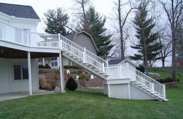 Vinyl Railing On Stairs