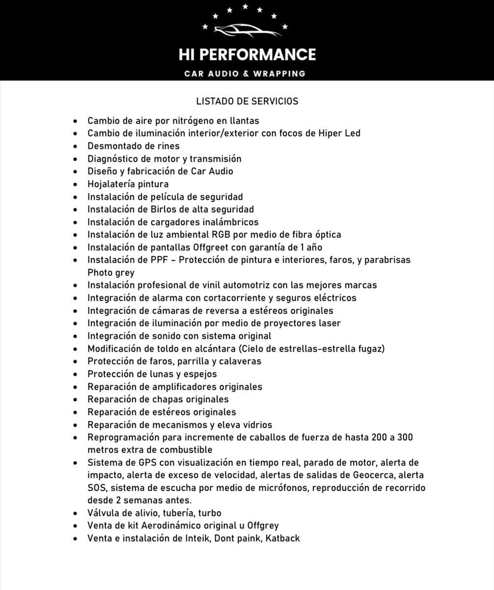 HI-PERFORMANCE MEXICO