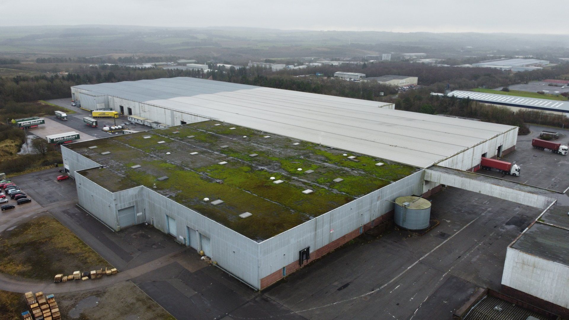 Industrial building roof survey