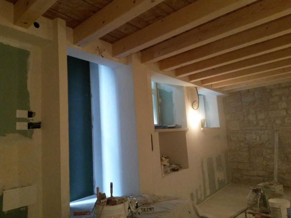 installazione contropareti con lastre idrorepellenti