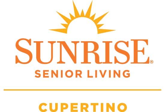 A logo for sunrise senior living cupertino