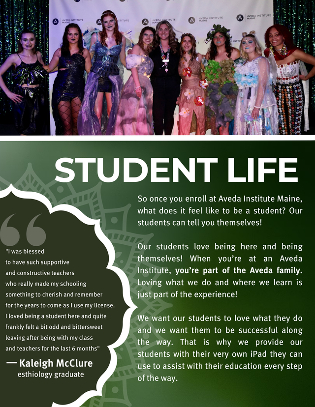 aveda institute maine | achieve success