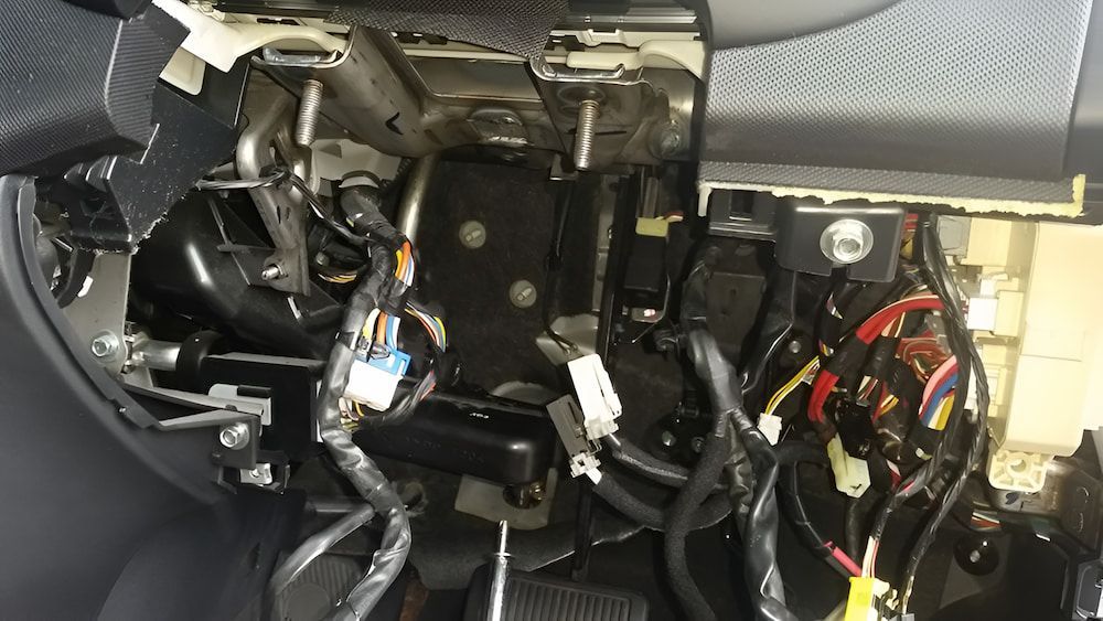 A Car With A Lot Of Wires Coming Out Of It — Mudgeeraba Auto Electrical & Mechanical In Mudgeeraba, QLD