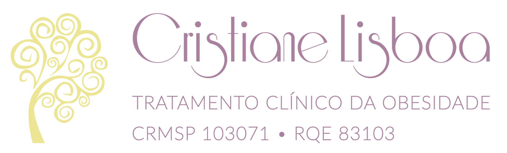 Logo for Crislione Lisboa, obesity clinic. Name above