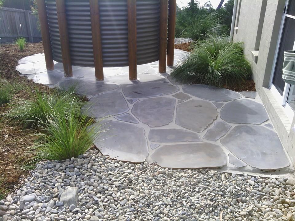 Stunning Seaside Rock Wall Design — Seascapes Landscape Construction in Kendall, NSW