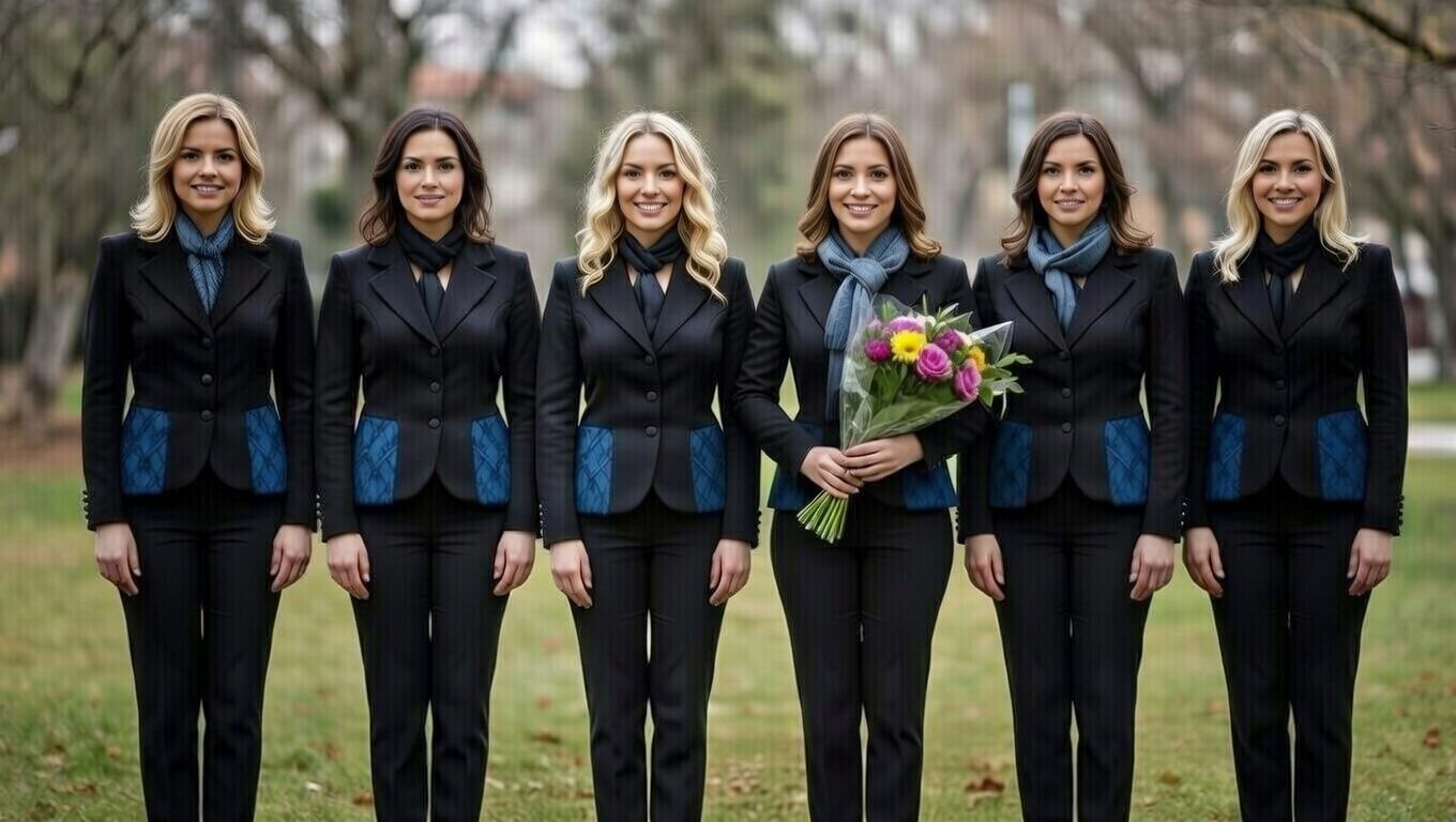 Vrouwelijke kistdragers dragen de kist tijdens een uitvaart