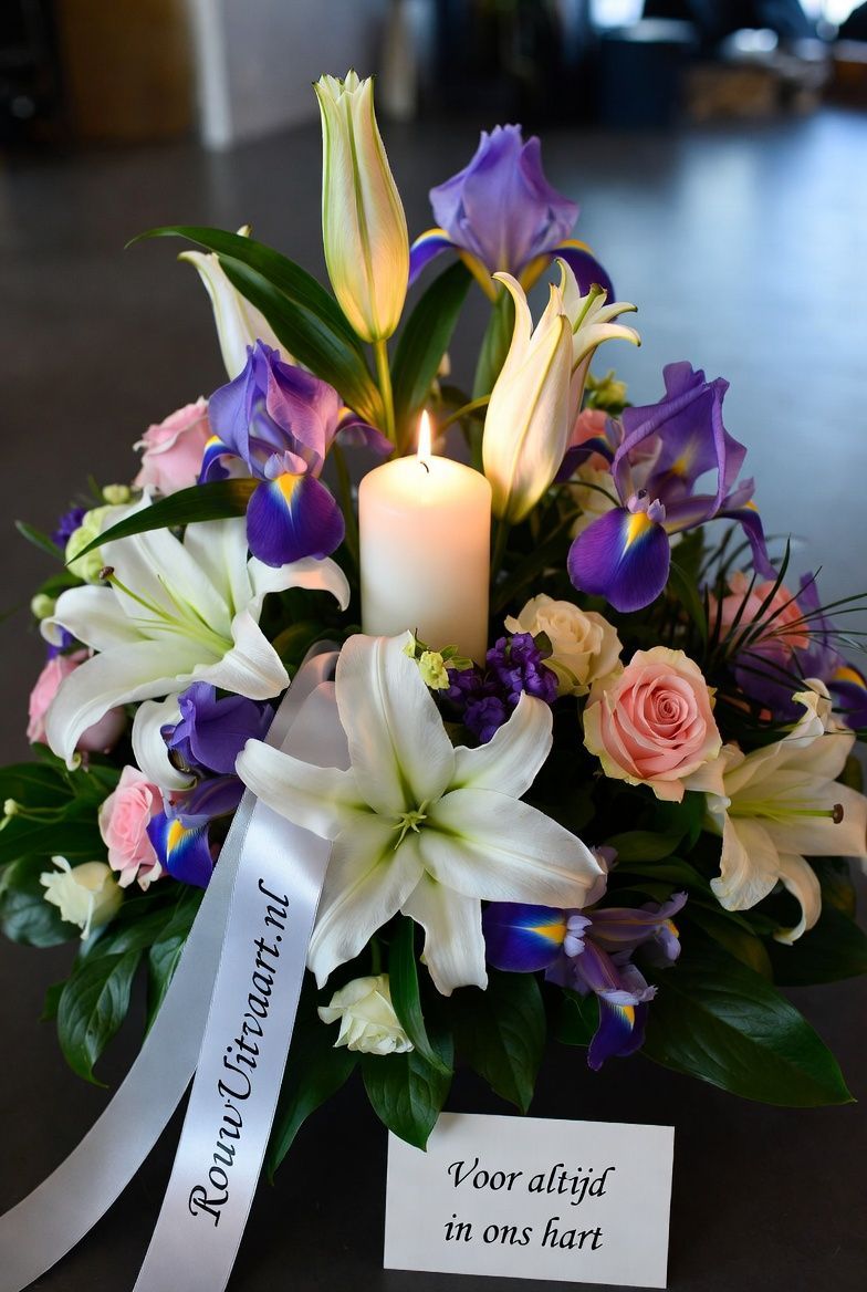 Rouwboeket met bloemen – symbool van troost en herinnering