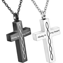 Kruis ashanger geloof met cirkel van het leven