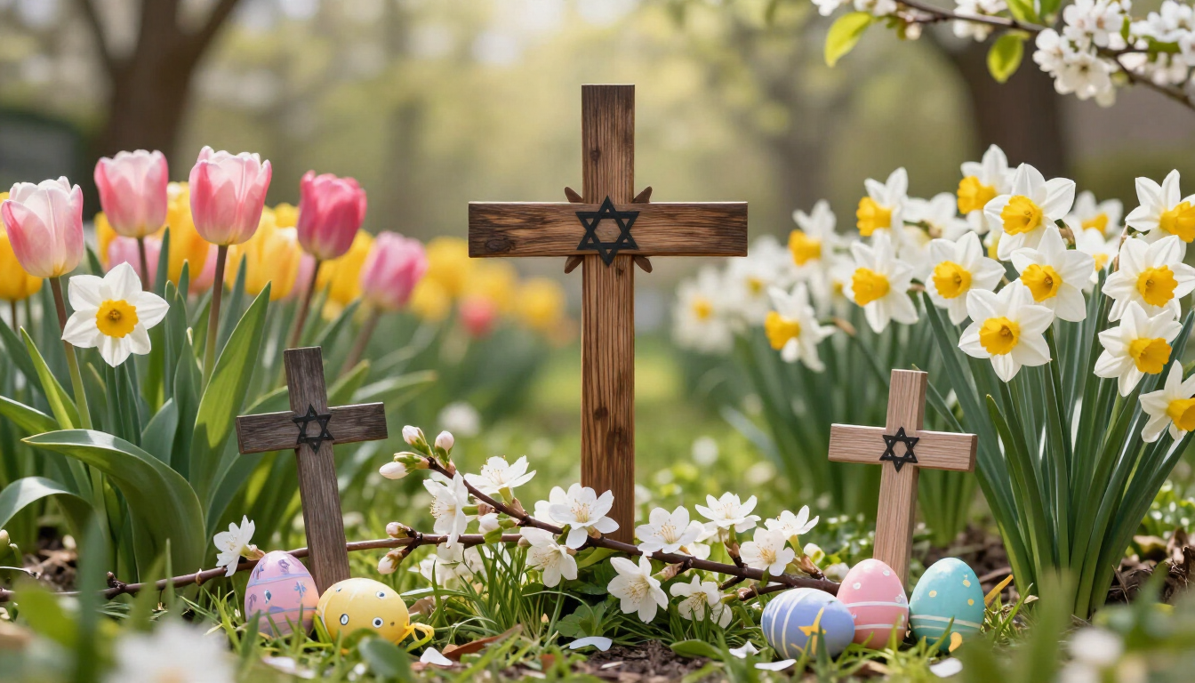 Paasbrunch met bloemen ter herdenking