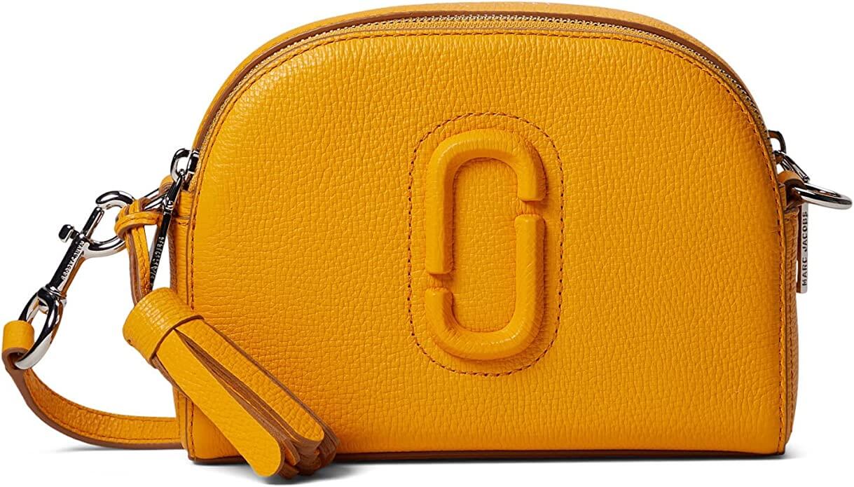 marc jacobs shutter crossbody bag with tassel in color artisan gold