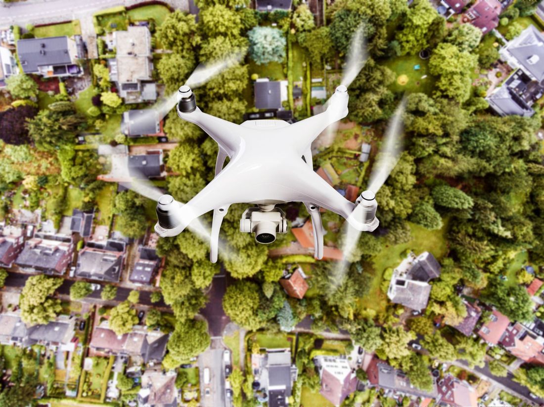 drone per irrigazione