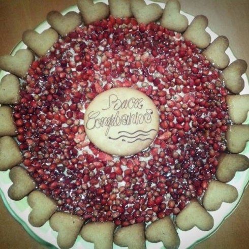 torta con fragoline fresche
