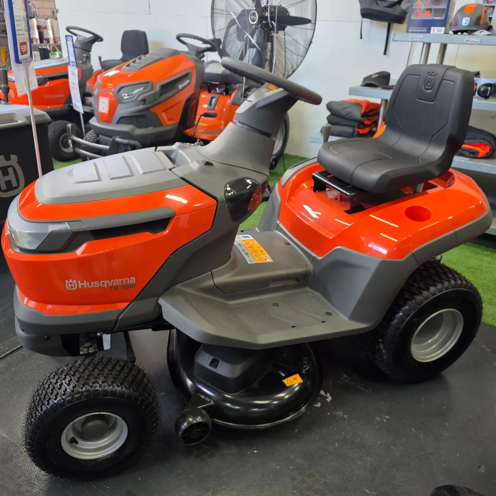 Blue Golf Cart With Tan Seats — Lift It Equipment in Tuggerah, NSW