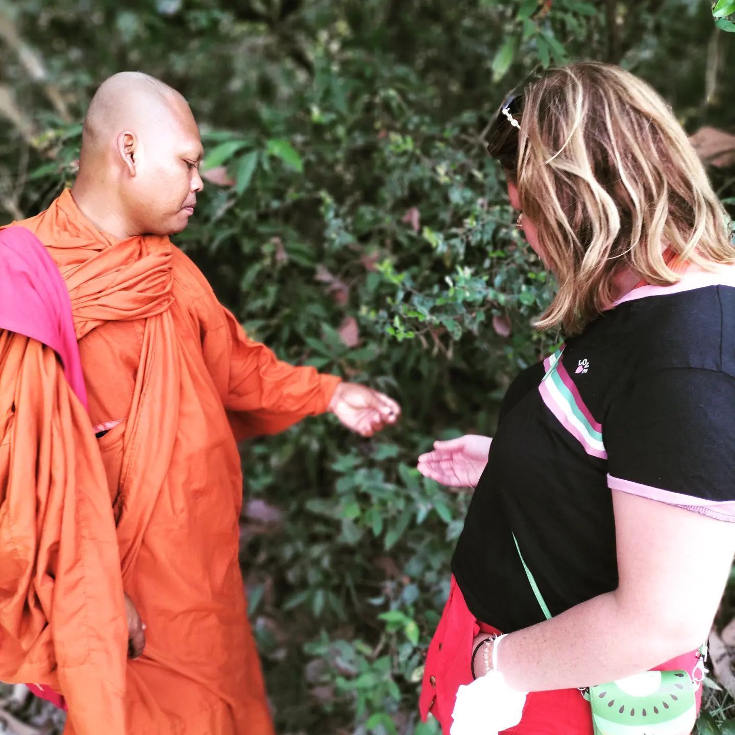 Pchum Ben visit from the monks