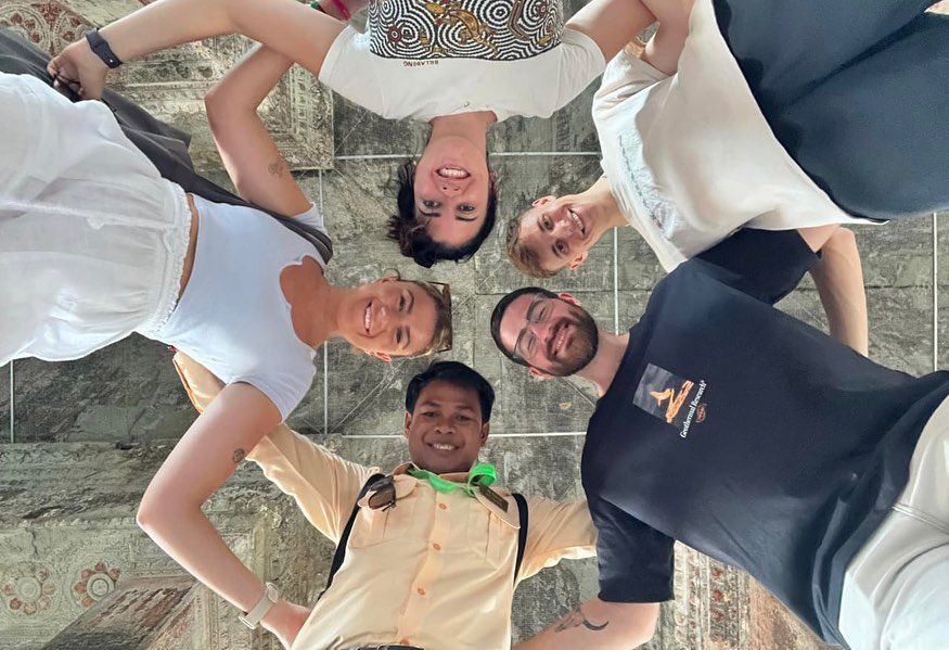 Tour guide on Cambodian adventure
