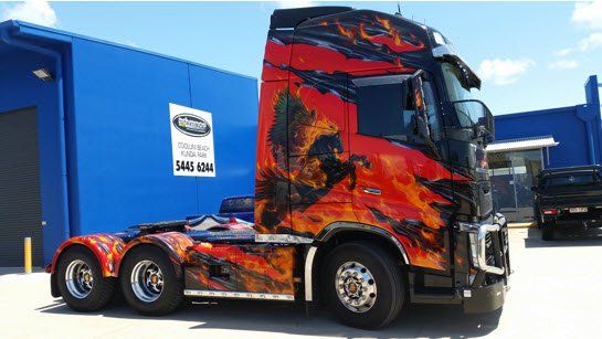 truck with tinted windows