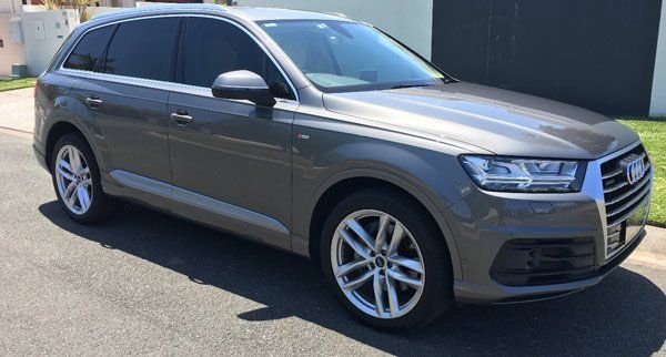 audi with tinted windows