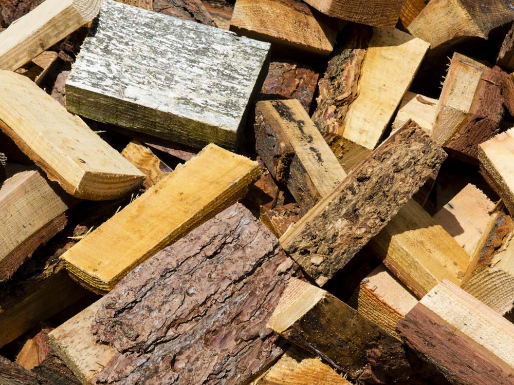 Woodchip and firewood