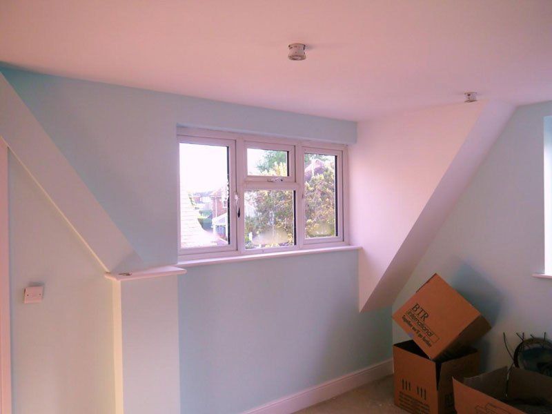 pink walls and window